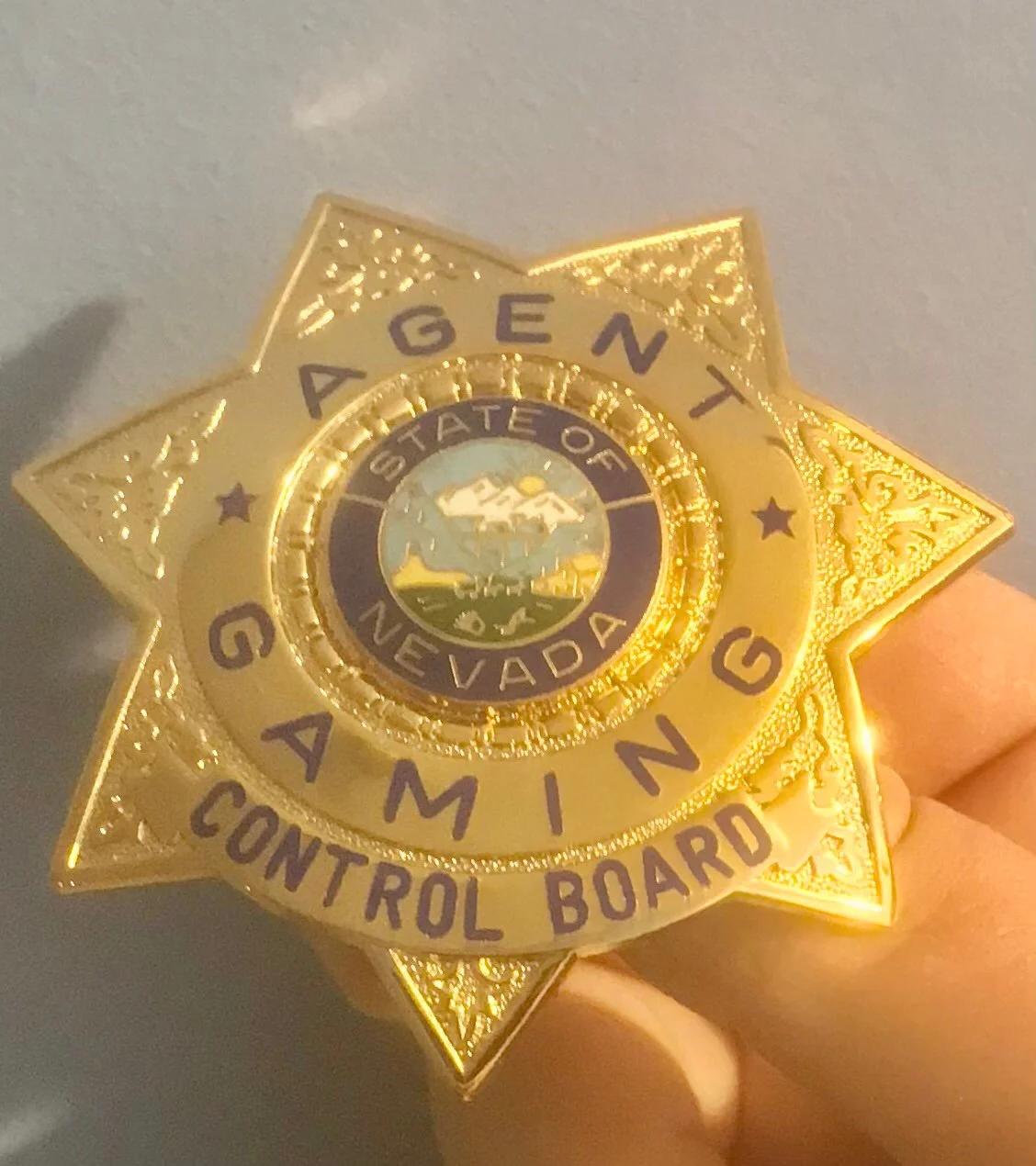 美国拉斯维加斯博彩监管委员会颁发的正规牌照徽章